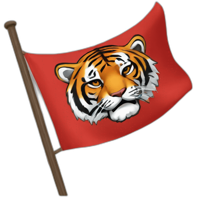 red tigers flag emoji