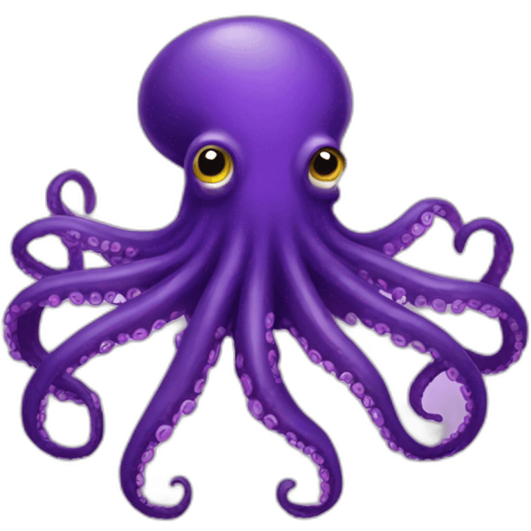 Pulpo purpura emoji