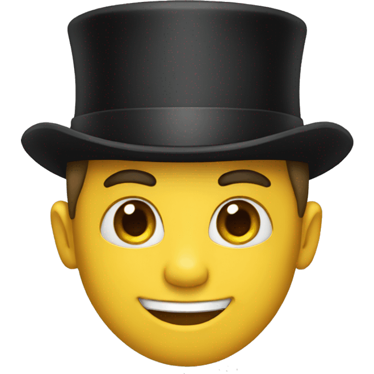 Boy with a top hat emoji