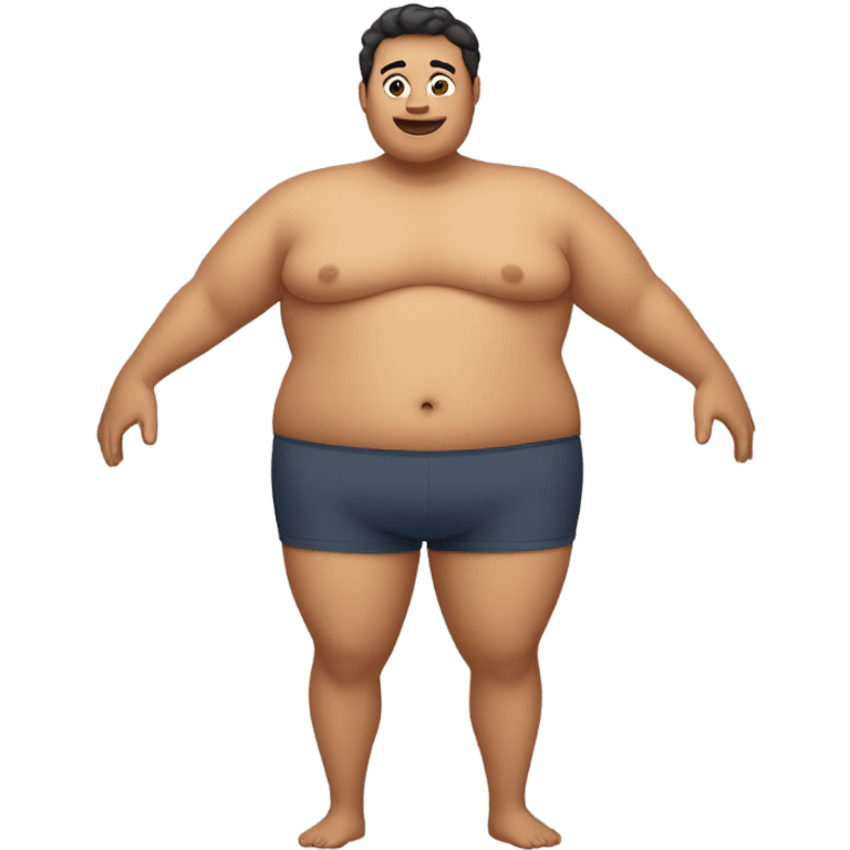 Fat preson emoji