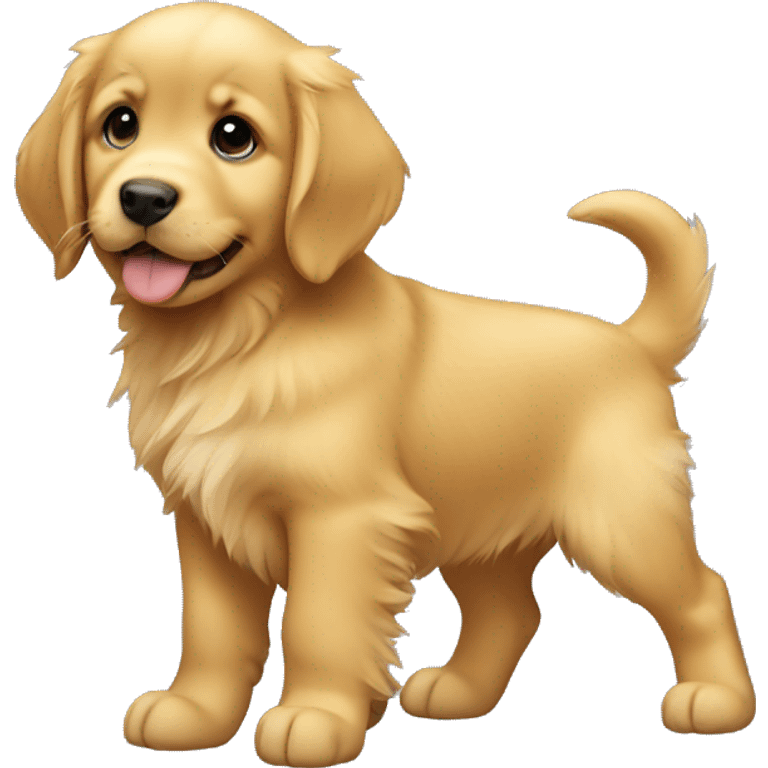 golden retriever puppy emoji