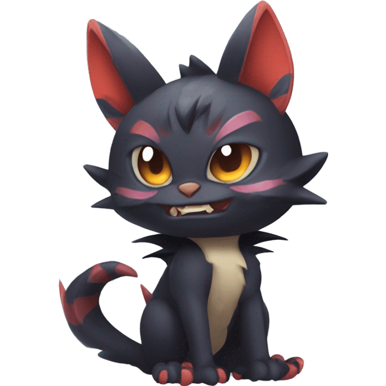  Kawaii Edgy Cool Beautiful Noivern-Nargacuga-Litten-Bat-Cat full body emoji