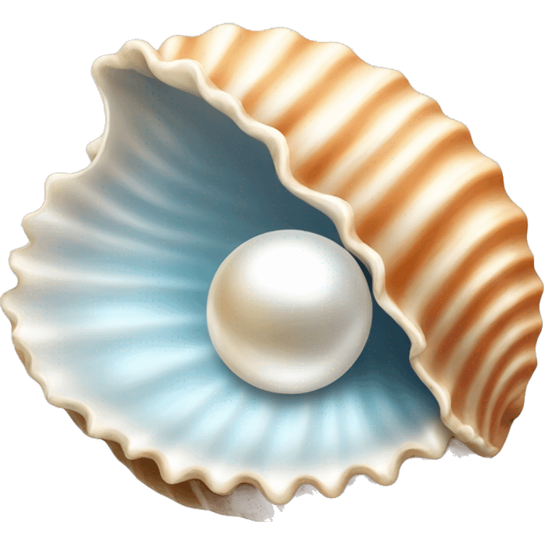 OpenSea shell with pearl emoji