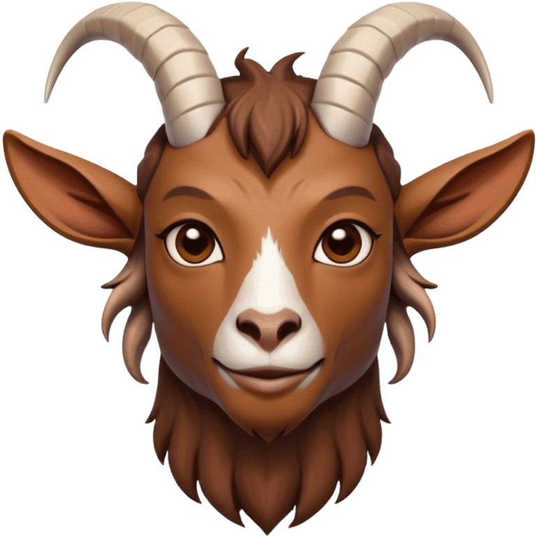 Futuristic Goat(Ram) man 2/3 veiw emoji