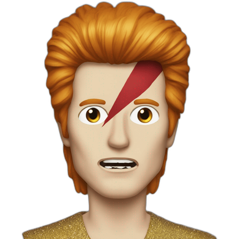 Ziggy stardust emoji