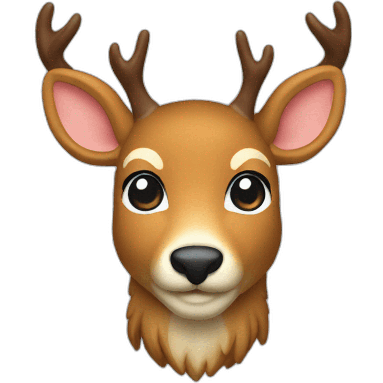 Deer patrones charm emoji