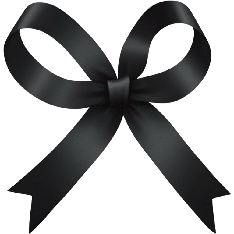 Black ribbon emoji