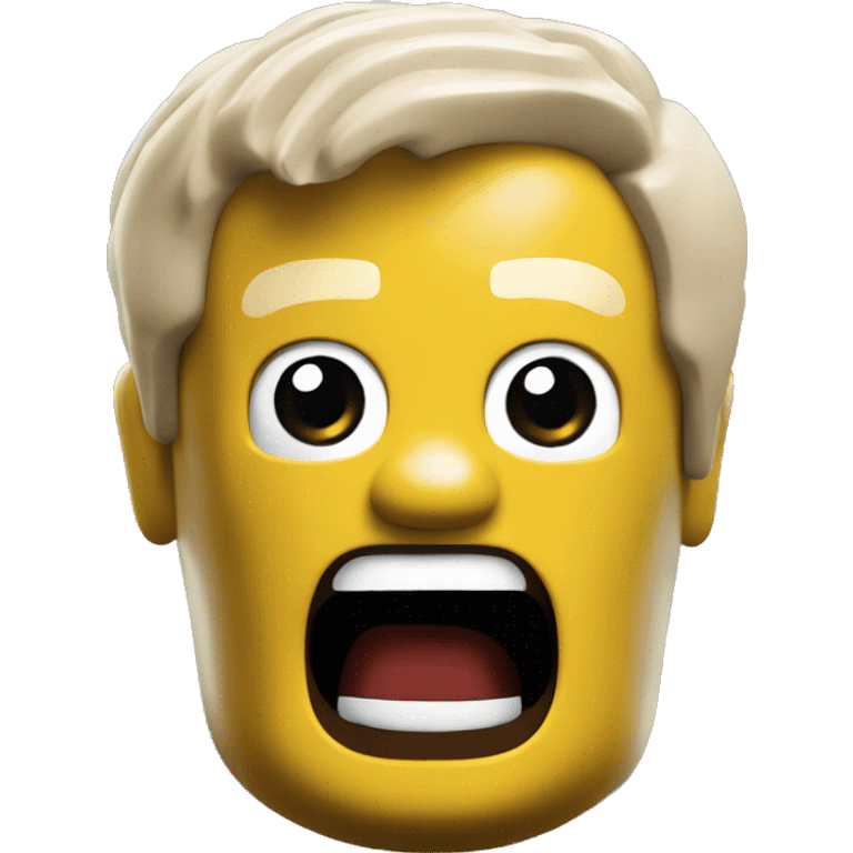 shocked and scared lego man emoji