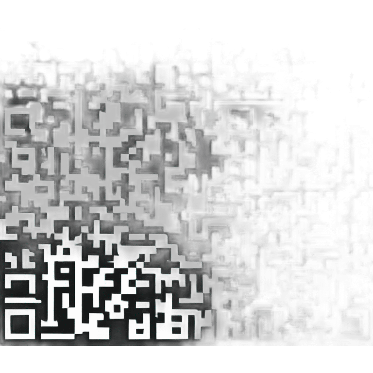 Clean qr code emoji