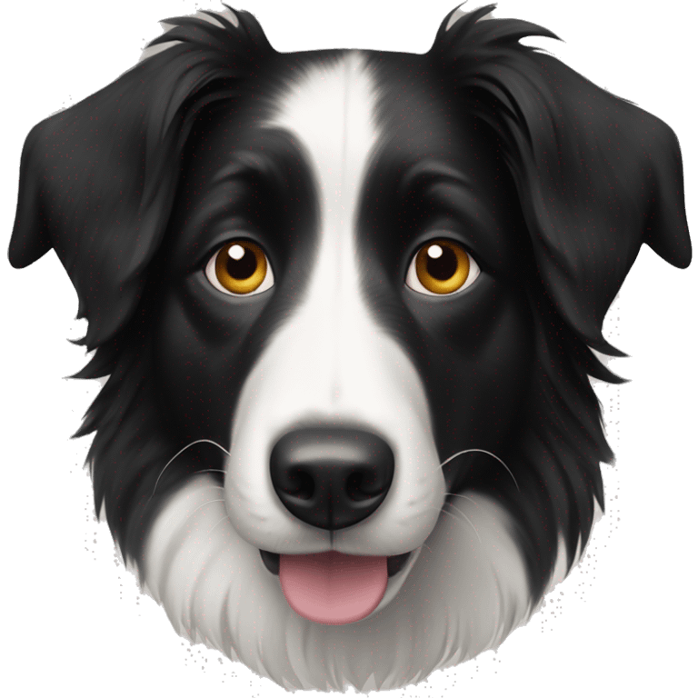 dog border collie emoji