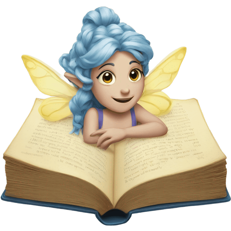 Fairy tale book emoji