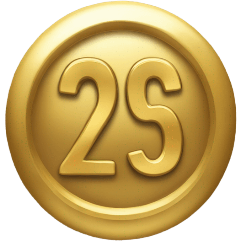 give me a "2025" gold number emoji emoji