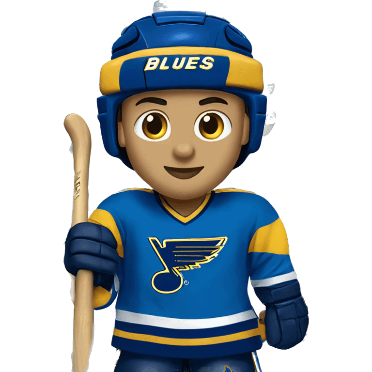 St. Louis Blues Hockey emoji