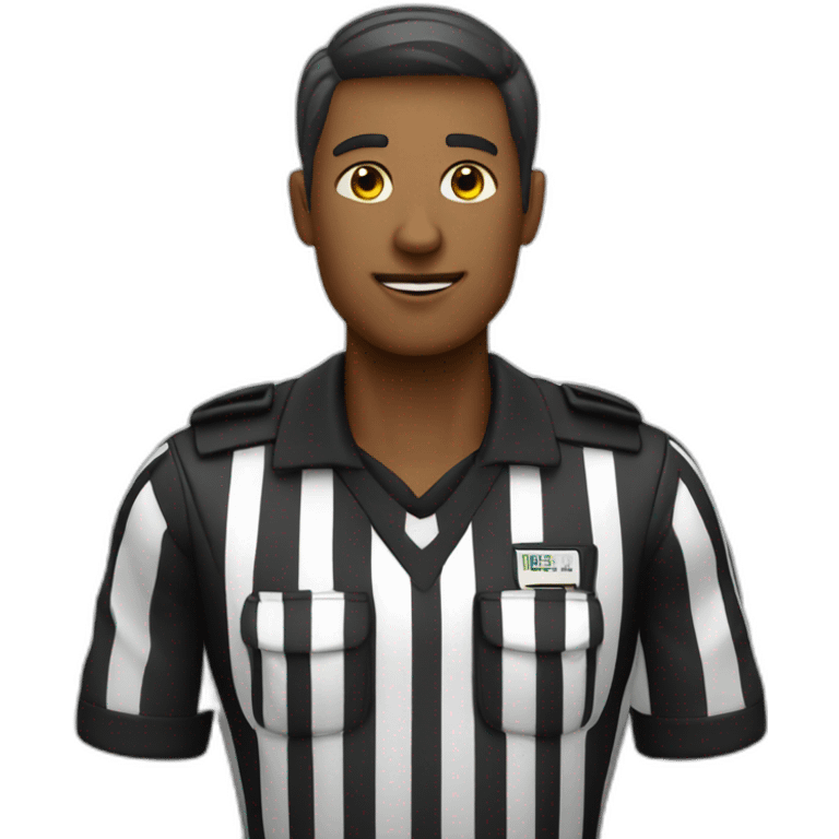 Football referee emoji