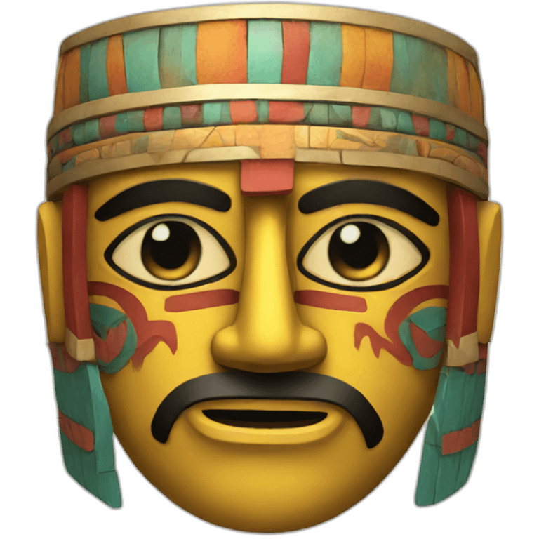 inca mask emoji