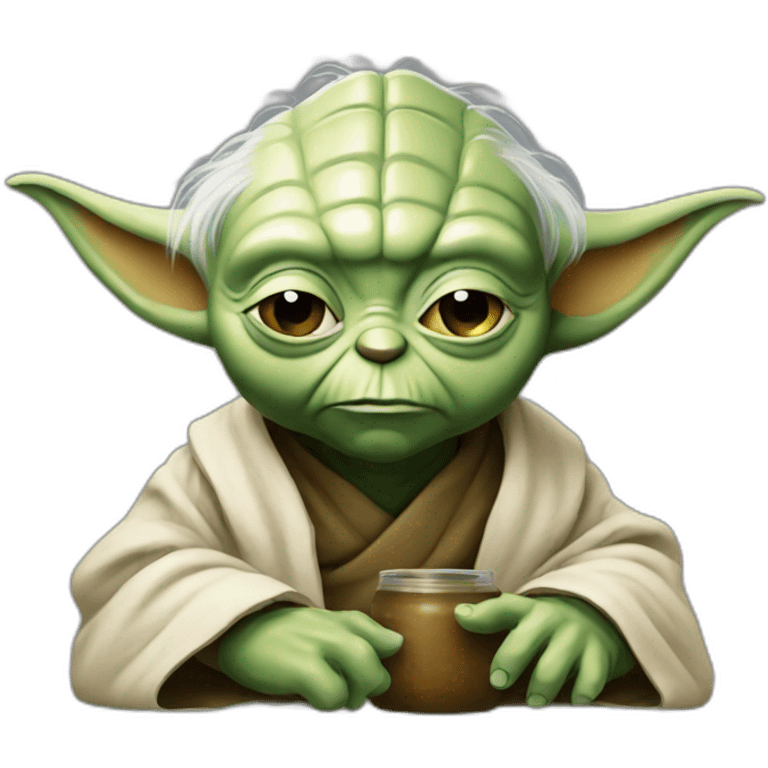 yoda thinking emoji