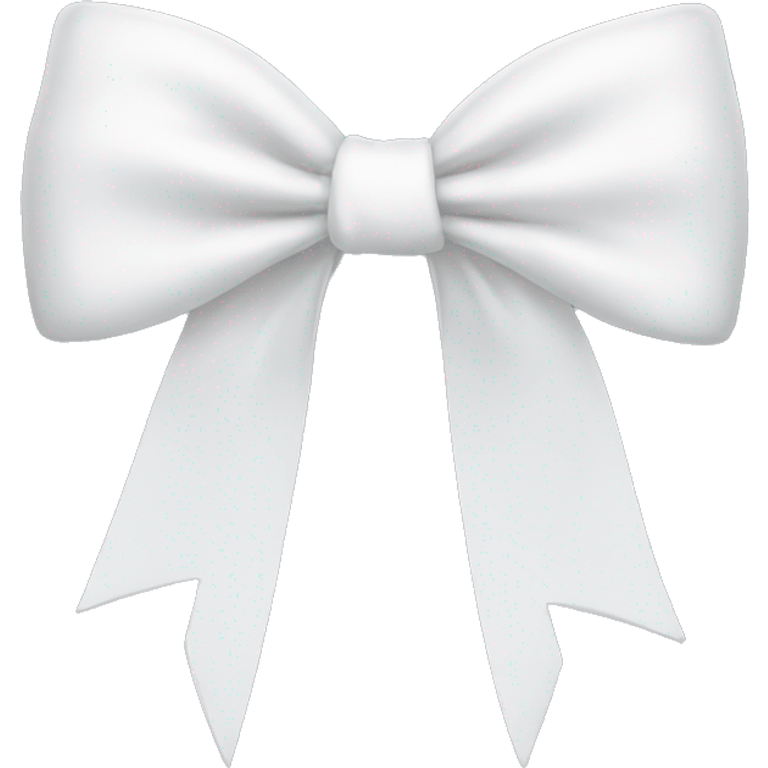 White bow emoji