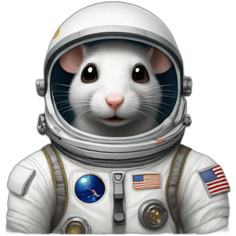 astronaut rat emoji