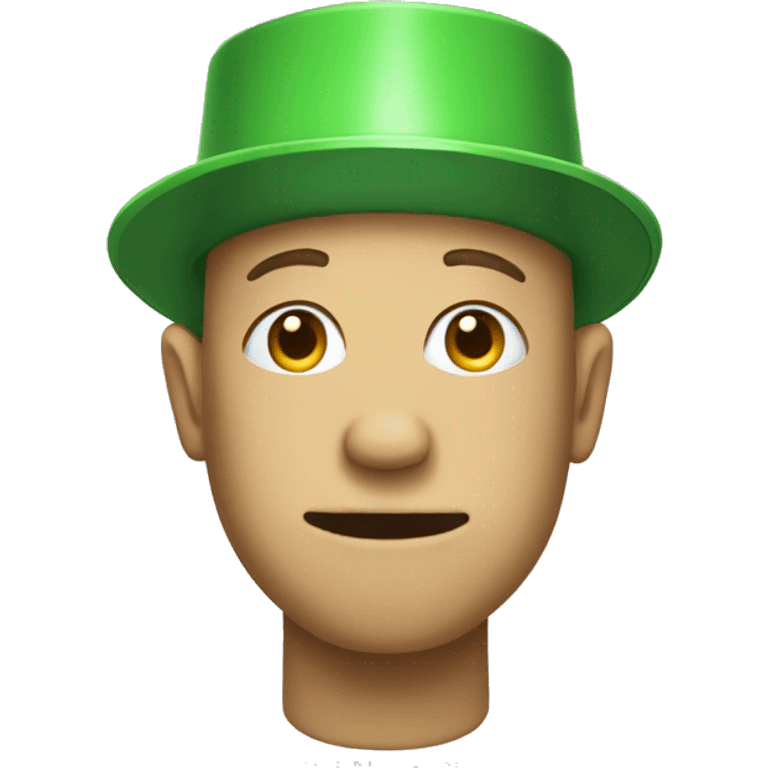 green bucket head  emoji