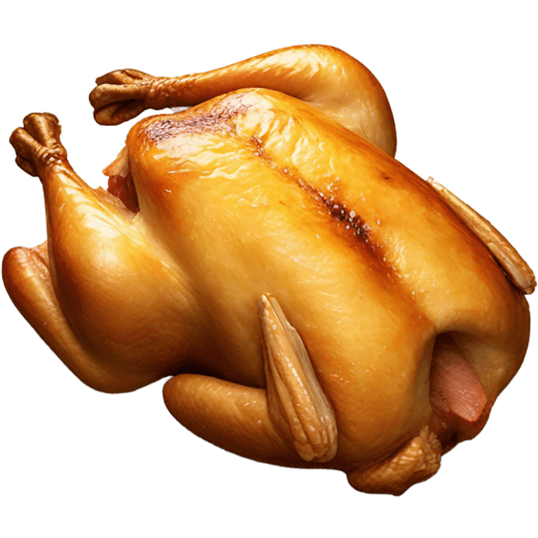 vertical roasted chicken  emoji