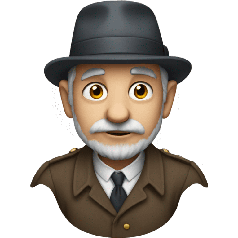 charlie caplin without hat emoji