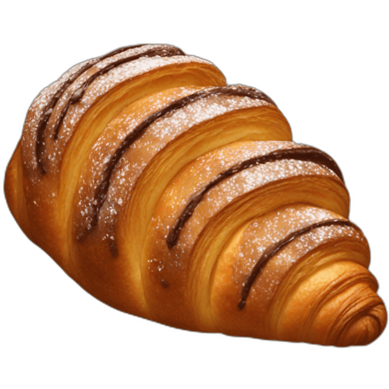 Chocolate croissant  emoji