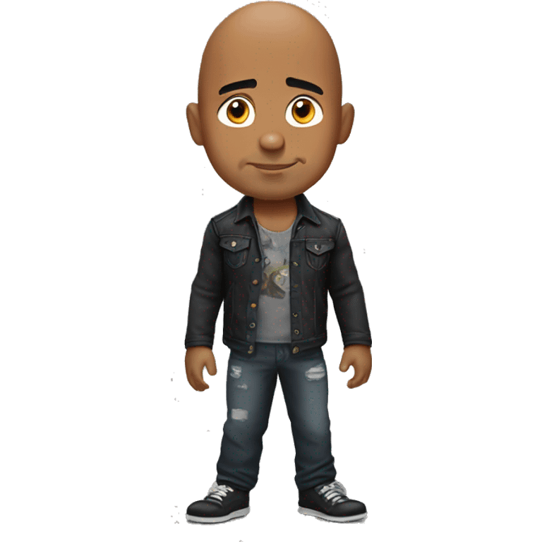 The Rock in kid version emoji