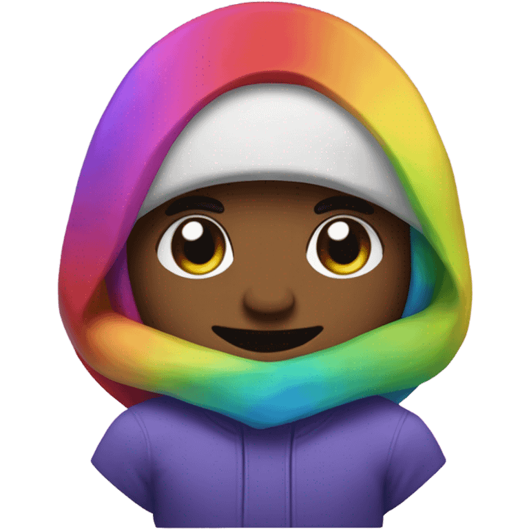 Rainbow among us  emoji