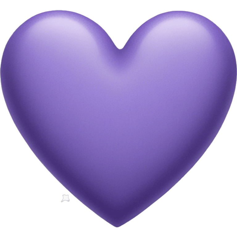 Lavender heart with stars  emoji