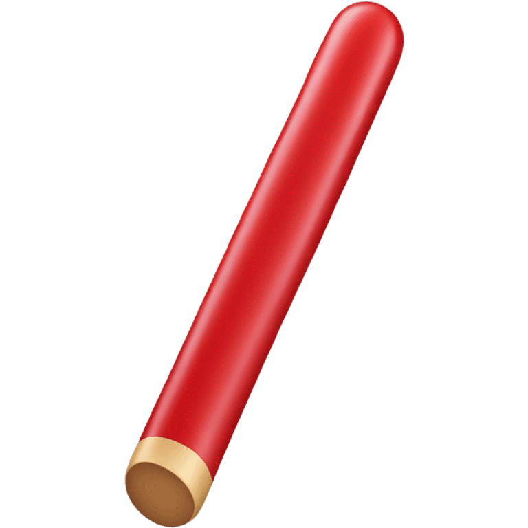 red stick emoji