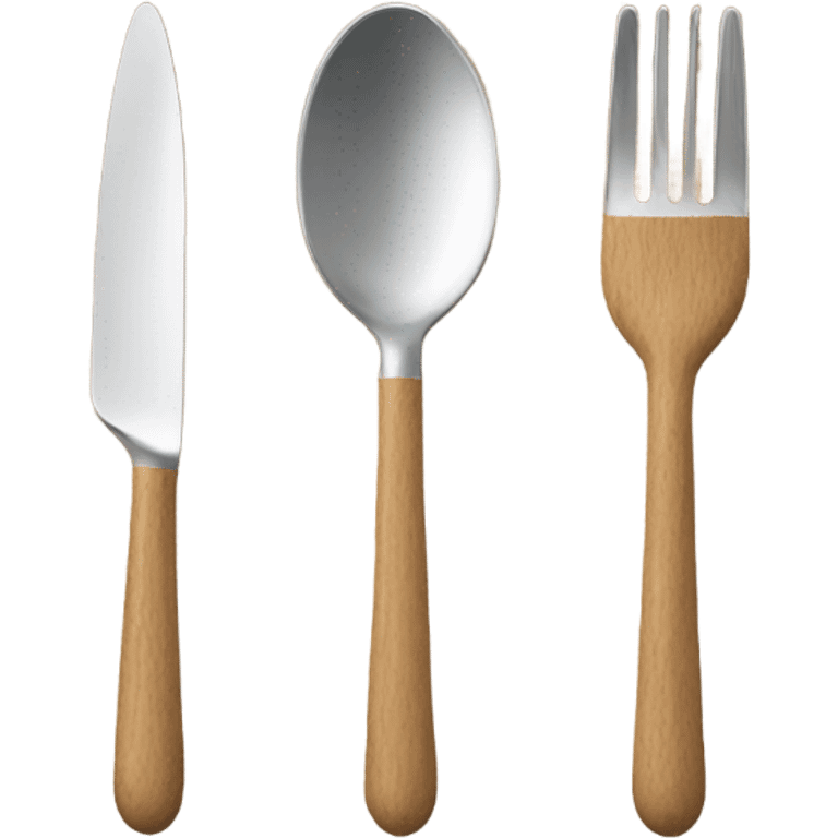 Wooden Cutlery emoji