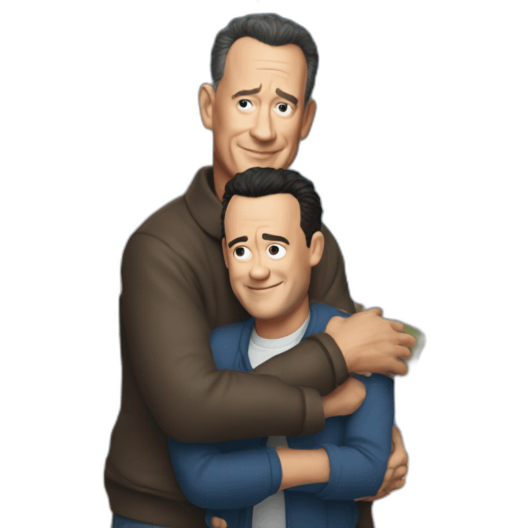 tom hanks hugs earth emoji