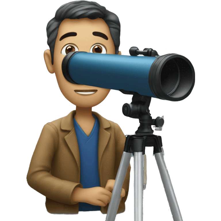 Astronomer with Takahashi telescope emoji