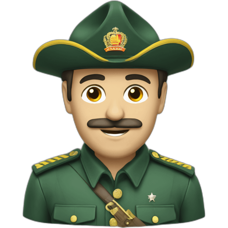 spanish guardia civil with tricorn emoji