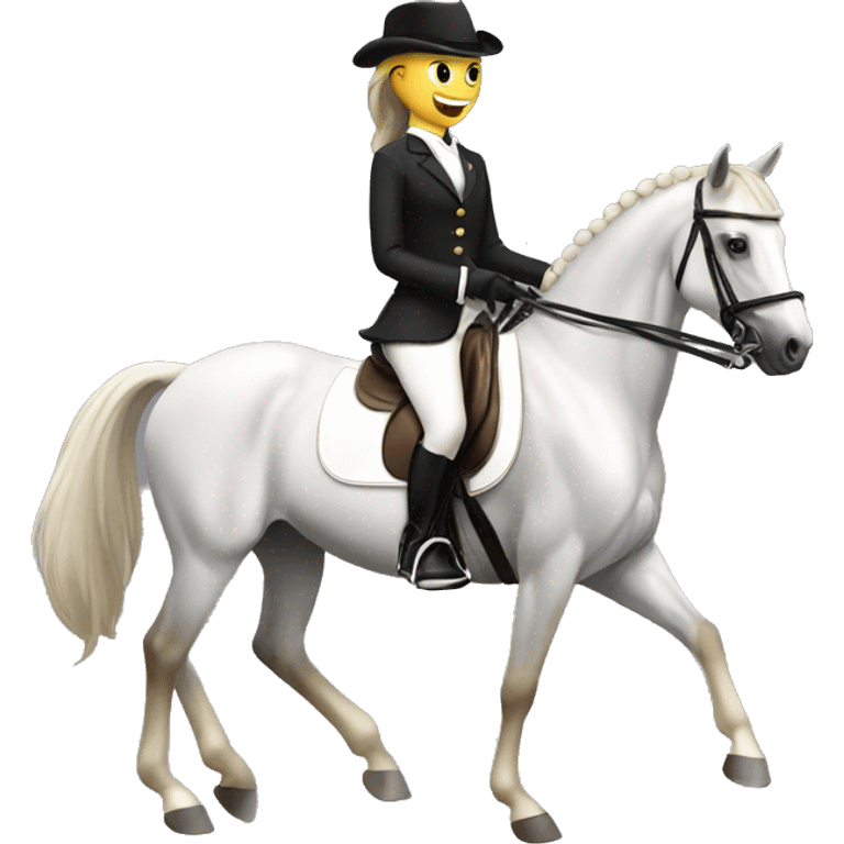 dressage equestrian horse  emoji