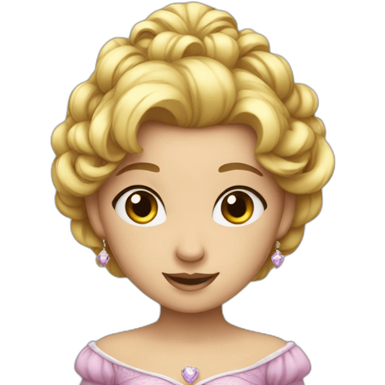 Cute princess emoji