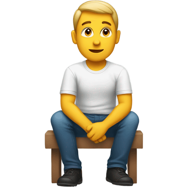 Person sitting emoji