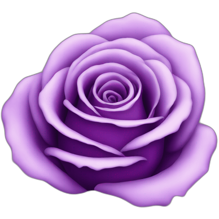 Purple-rose emoji