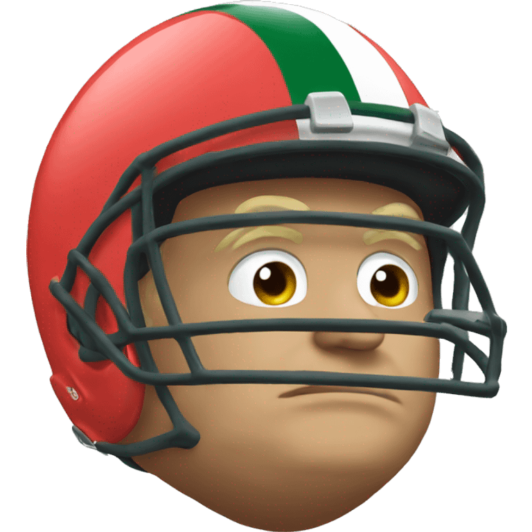 Trump wearing Oregon helmet emoji