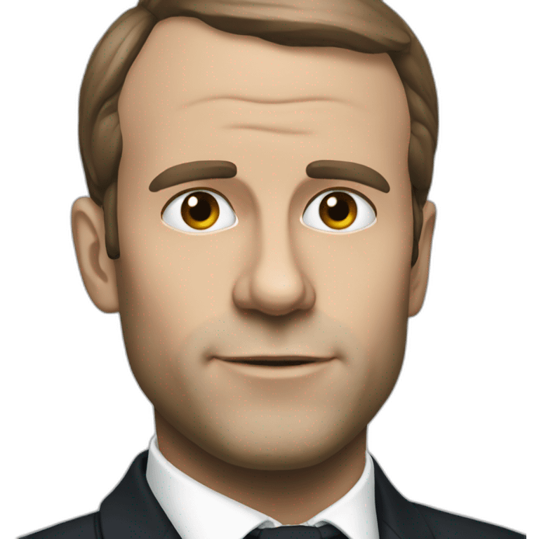 macron noir emoji