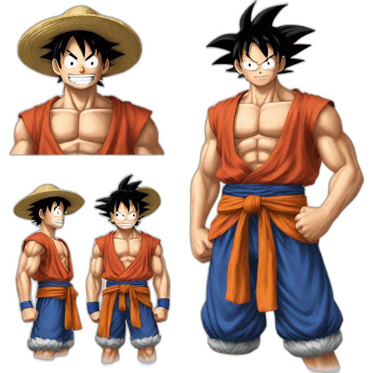 Luffy goku  emoji