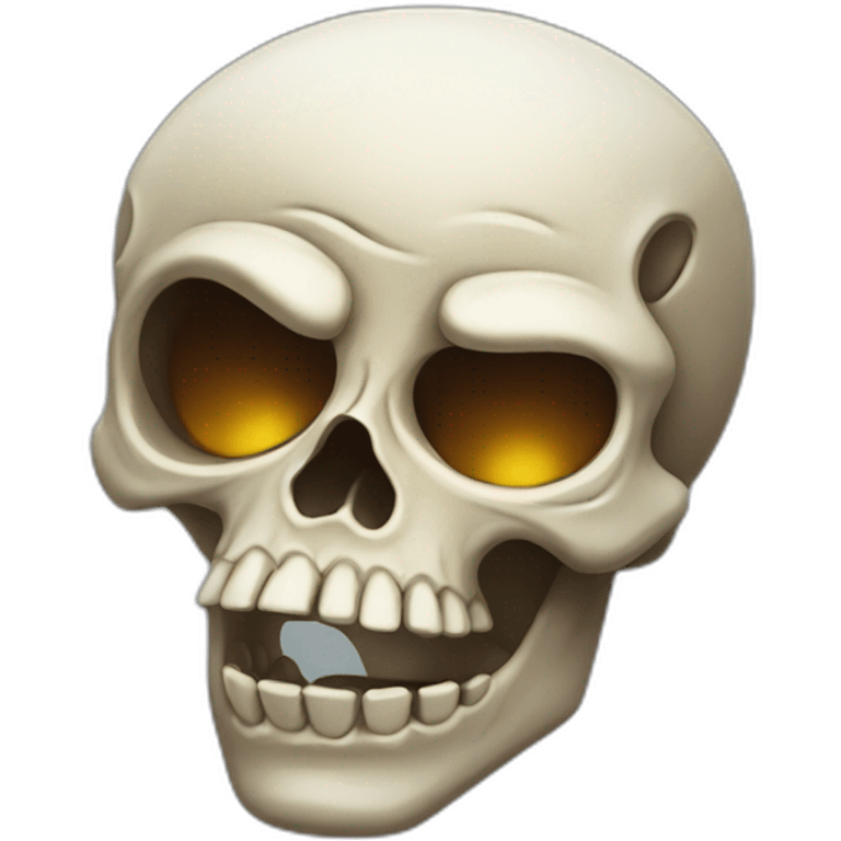 Winking skull emoji