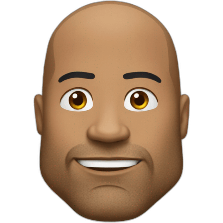 The rock qui lève le sourcil emoji