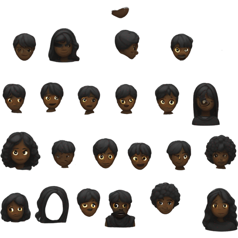 2d, pure black, lock emoji