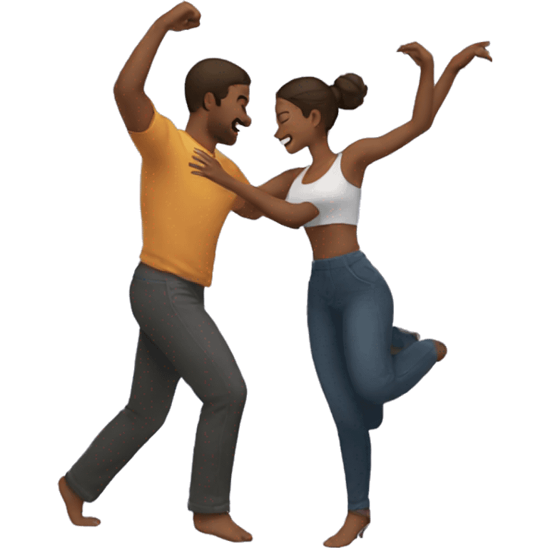 couple dancing emoji