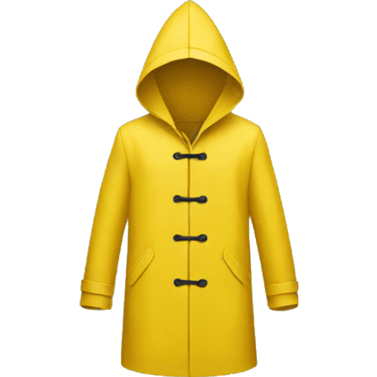 yellow raincoat emoji