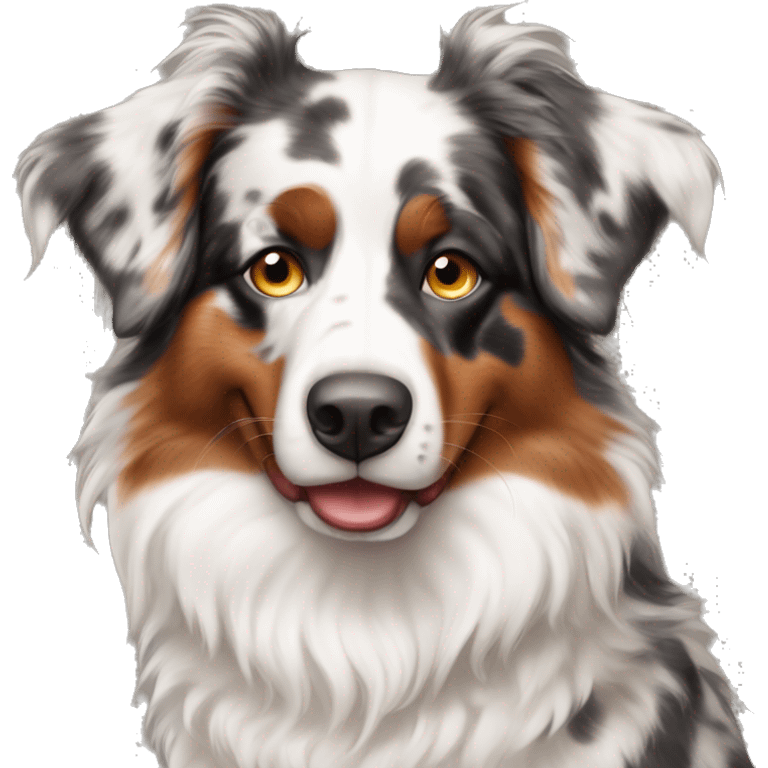 Red Merle Aussie  emoji