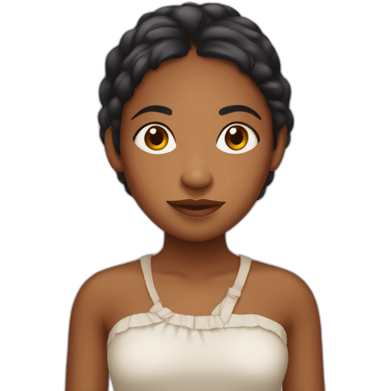 Malagasy girl emoji