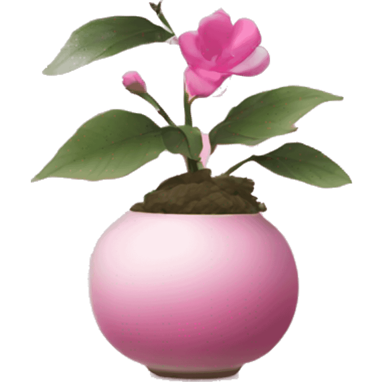 pink ikebana emoji