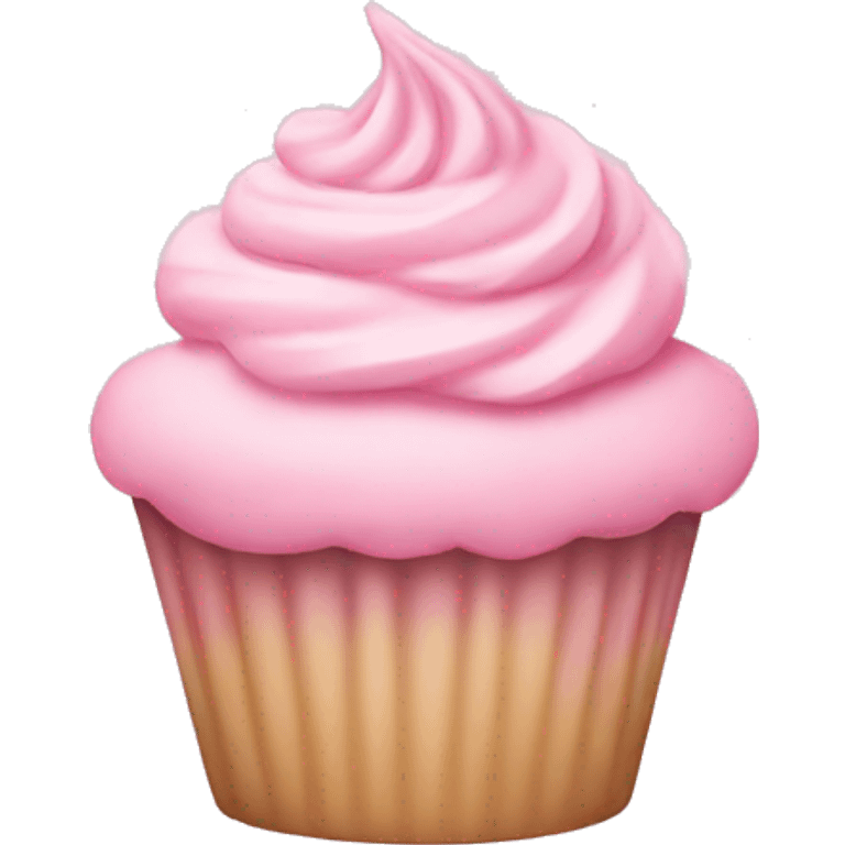 pastel pink cupcake emoji